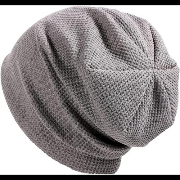Lvaiz Womens Knitted Beanie Waffle Slouchy Skullcap for Men Stretchy Thin main image 4